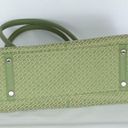 Talbots  Green Structured Leather Tote Handbag Photo 2