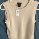 Ann Taylor Factory: Cream Colored Sweater Vest- Office/Business/Work- M Photo 14