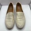 FitFlop   Leather white Slip on Penny Loafers Kiltie Womens Size US 10 comfort Photo 1