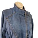 Free People Double Cloth Twill Wrap Jacket In Navy Women’s Small Photo 3