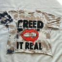 None Creep It Real Graphic Tee White Women Size Medium NWOT Photo 3