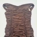 Majorelle  Tabitha Midi Dress in Cappuccino Brown Photo 9