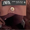 ZARA  Vegan Leather Skirt Photo 3