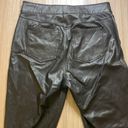 Spanx  Leather Like Ankle Skinny Pant Black Size Medium Photo 8