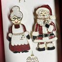 ma*rs Santa and  Claus Holiday Festive Christmas Earrings Photo 1