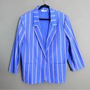 INC Vintage striped purple and gold blazer Russ toggs . made in USA Photo 0