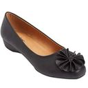 Comfortview  Woman's Rhea Black Ballet Flat Slide On Shoe 9M Photo 0