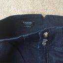 Bebe high waisted denim shorts dark blue Photo 2