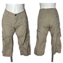 Kuhl  Capri Roll Up Pants Beige Long Cargo Shorts Womens Size 8 Photo 11