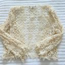 Urban Outfitters crochet tie front top size small/medium Photo 2