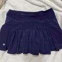 Lululemon Purple Pleated Tennis Skirt Photo 1