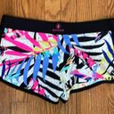 Body Glove  Leaf Print Cross-Over Groove Pulse Swim Shorts Women's Swimsuit M NWT Photo 3