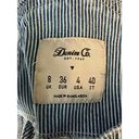 Denim & Co Vintage . Pinstripe Overall Shorts Size 4 Photo 3