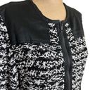 Rag and Bone  NWT Viola Black and White Cotton Jacket size Large Photo 5