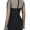 House Of CB HOLLY BLACK PLUNGE MINI DRESS Photo 9