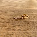 Gold Dainty Crystal Rhinestone Huggie Earrings Photo 1