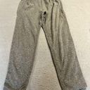 Eddie Bauer  Grey Fleece Lounge Athleisure Jogger Sweatpants Size Medium Pockets Photo 0