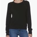 Paige  Daytona Chain Trim Casual Pullover Sweatshirt Black Silver Size Large Photo 1