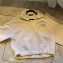 Sherpa Sweatshirt Tan Size M Photo 3