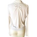 The North Face  Cream Waterfall Cardigan Thumbholes Open Sweater ~ Women's SMALL Photo 2