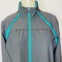 Xersion  Performance Jacket LARGE Gray Blue Full Zip Athletic Running Fitness Gym Photo 64