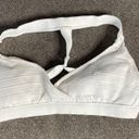 Becca  Swimwear White Lacey Razor Back Triangle Bikini Top XS Photo 3