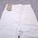 Madewell READ  Curvy Perfect Vintage Jeans High Rise Tapered Tile White Size 25 Photo 3