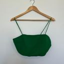 2 Piece Green Set With Crop Top And Skort Size L Photo 2