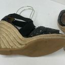 Club Monaco  Black Wedge Sandals 36.5 6.5‎ Photo 4