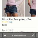 Pilcro  Slim Scoop-Neck Tee Photo 4