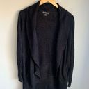 Barefoot Dreams  Cozychic Lite® Circle Cardigan Pockets Black Sweater Photo 2