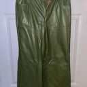 SheIn Olive Faux Leather Cargo Pants Photo 0