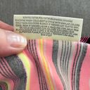 Brooks Bobbie  Multi-Color Knee Length Rainbow Striped T-Shirt Shift Dress XL Photo 7