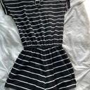 Black And White Striped Romper Photo 1