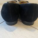 36.5 Sarah Flint Sequel Lana Black Suede Pointed Toe Bow Slip On Flats  US 6.5 Photo 4