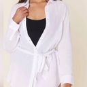 ANDIE  The Corvo Button Up Top CoverUp White size S NWT Photo 1