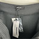 Nasty Gal  Gray Checkered Super Wide Leg High Rise Trouser Pants, Size 6 Photo 9