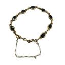 Onyx 12k gold filled  black  link bracelet Photo 0