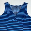 Peter Som Design Nation Blue Striped Fit & Flare Sleeveless Ponte Knit Dress 6 Photo 4