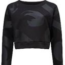 Sweaty Betty  Neoprene Long Sleeve Side Zip Pullover Workout Top Black Size S Photo 0