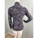 Lululemon  Outrun the Elements 1/2 Zip Incognito Camo HTR Pullover Black Size 6 Photo 12