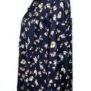 Tuckernuck  Lovestitch Ditsy Floral Tie Top Peasant Blouse Midnight Size L New Photo 4