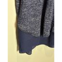 Lane Bryant  Sweater Womens 22/24 Pullover Stretch Zipper Back Blue Heather Boat Photo 3