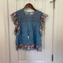 Revolve AMUR Claire Embroidered Blouse Photo 2