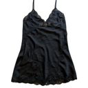 Victoria's Secret Victoria’s Secret Nightgown Slip Dress Black Lace Size Medium Photo 1