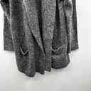 Vince  Gray Mohair Wool Blend Long Sleeve Hooded Knit Oversized Cardigan Size S Photo 20