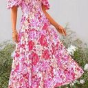 PRETTY GARDEN summer puffy dress 🌷 Pink Size L Photo 0