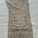 Beige Maxi Dress Tan Size M Photo 0