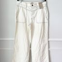 Madewell NWT  Perfect Fit Wide-Leg Utility Pants in Garment-Dyed Canvas sz 31 Photo 4