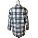 BLANK NYC  Oversized Flannel Shirt Jacket Shacket Sz Large Cabincore Fall Plaid Photo 8